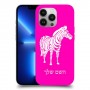 זברה כיסוי מגן קשיח בעיצוב אישי עם השם שלך ל Apple iPhone 13 Pro יחידה אחת סקרין מובייל