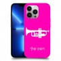 חצוצרה כיסוי מגן קשיח בעיצוב אישי עם השם שלך ל Apple iPhone 13 Pro יחידה אחת סקרין מובייל