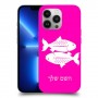 דגים כיסוי מגן קשיח בעיצוב אישי עם השם שלך ל Apple iPhone 13 Pro יחידה אחת סקרין מובייל