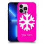 שלג כיסוי מגן קשיח בעיצוב אישי עם השם שלך ל Apple iPhone 13 Pro יחידה אחת סקרין מובייל