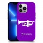 חצוצרה כיסוי מגן קשיח בעיצוב אישי עם השם שלך ל Apple iPhone 13 Pro יחידה אחת סקרין מובייל