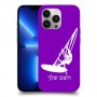 גלישת מפרש כיסוי מגן קשיח בעיצוב אישי עם השם שלך ל Apple iPhone 13 Pro יחידה אחת סקרין מובייל