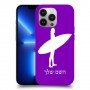 גלישה כיסוי מגן קשיח בעיצוב אישי עם השם שלך ל Apple iPhone 13 Pro יחידה אחת סקרין מובייל