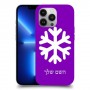 שלג כיסוי מגן קשיח בעיצוב אישי עם השם שלך ל Apple iPhone 13 Pro יחידה אחת סקרין מובייל