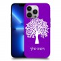 עץ כיסוי מגן קשיח בעיצוב אישי עם השם שלך ל Apple iPhone 13 Pro יחידה אחת סקרין מובייל