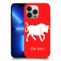 שור כיסוי מגן קשיח בעיצוב אישי עם השם שלך ל Apple iPhone 13 Pro יחידה אחת סקרין מובייל