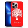 עץ כיסוי מגן קשיח בעיצוב אישי עם השם שלך ל Apple iPhone 13 Pro יחידה אחת סקרין מובייל