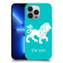 אריה כיסוי מגן קשיח בעיצוב אישי עם השם שלך ל Apple iPhone 13 Pro יחידה אחת סקרין מובייל