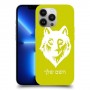 זאב כיסוי מגן קשיח בעיצוב אישי עם השם שלך ל Apple iPhone 13 Pro יחידה אחת סקרין מובייל