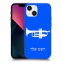 חצוצרה כיסוי מגן קשיח בעיצוב אישי עם השם שלך ל Apple iPhone 13 mini יחידה אחת סקרין מובייל