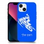 אופנוע שלג כיסוי מגן קשיח בעיצוב אישי עם השם שלך ל Apple iPhone 13 mini יחידה אחת סקרין מובייל