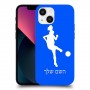 כדורגל - אישה כיסוי מגן קשיח בעיצוב אישי עם השם שלך ל Apple iPhone 13 mini יחידה אחת סקרין מובייל