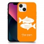 דגים כיסוי מגן קשיח בעיצוב אישי עם השם שלך ל Apple iPhone 13 mini יחידה אחת סקרין מובייל