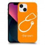 רופא סטטוסקופ כיסוי מגן קשיח בעיצוב אישי עם השם שלך ל Apple iPhone 13 mini יחידה אחת סקרין מובייל