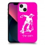 ילד סקייטבורד כיסוי מגן קשיח בעיצוב אישי עם השם שלך ל Apple iPhone 13 mini יחידה אחת סקרין מובייל