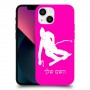 סקִי כיסוי מגן קשיח בעיצוב אישי עם השם שלך ל Apple iPhone 13 mini יחידה אחת סקרין מובייל