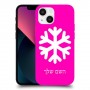 שלג כיסוי מגן קשיח בעיצוב אישי עם השם שלך ל Apple iPhone 13 mini יחידה אחת סקרין מובייל