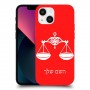 מאזניים כיסוי מגן קשיח בעיצוב אישי עם השם שלך ל Apple iPhone 13 mini יחידה אחת סקרין מובייל