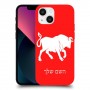 שור כיסוי מגן קשיח בעיצוב אישי עם השם שלך ל Apple iPhone 13 mini יחידה אחת סקרין מובייל