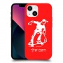 ילד סקייטבורד כיסוי מגן קשיח בעיצוב אישי עם השם שלך ל Apple iPhone 13 mini יחידה אחת סקרין מובייל