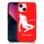 סקִי כיסוי מגן קשיח בעיצוב אישי עם השם שלך ל Apple iPhone 13 mini יחידה אחת סקרין מובייל