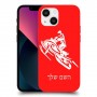 אופנוע שלג כיסוי מגן קשיח בעיצוב אישי עם השם שלך ל Apple iPhone 13 mini יחידה אחת סקרין מובייל