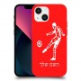 שחקן כדורגל כיסוי מגן קשיח בעיצוב אישי עם השם שלך ל Apple iPhone 13 mini יחידה אחת סקרין מובייל