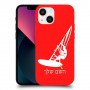 גלישת מפרש כיסוי מגן קשיח בעיצוב אישי עם השם שלך ל Apple iPhone 13 mini יחידה אחת סקרין מובייל