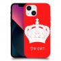 כתר מלכותי כיסוי מגן קשיח בעיצוב אישי עם השם שלך ל Apple iPhone 13 mini יחידה אחת סקרין מובייל