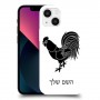 תרנגול כיסוי מגן קשיח בעיצוב אישי עם השם שלך ל Apple iPhone 13 mini יחידה אחת סקרין מובייל