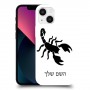 עקרב כיסוי מגן קשיח בעיצוב אישי עם השם שלך ל Apple iPhone 13 mini יחידה אחת סקרין מובייל