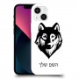 זאב כיסוי מגן קשיח בעיצוב אישי עם השם שלך ל Apple iPhone 13 mini יחידה אחת סקרין מובייל