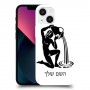 דלי כיסוי מגן קשיח בעיצוב אישי עם השם שלך ל Apple iPhone 13 mini יחידה אחת סקרין מובייל