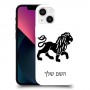 אריה כיסוי מגן קשיח בעיצוב אישי עם השם שלך ל Apple iPhone 13 mini יחידה אחת סקרין מובייל