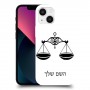 מאזניים כיסוי מגן קשיח בעיצוב אישי עם השם שלך ל Apple iPhone 13 mini יחידה אחת סקרין מובייל