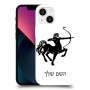 קשת כיסוי מגן קשיח בעיצוב אישי עם השם שלך ל Apple iPhone 13 mini יחידה אחת סקרין מובייל