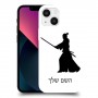 סמוראי כיסוי מגן קשיח בעיצוב אישי עם השם שלך ל Apple iPhone 13 mini יחידה אחת סקרין מובייל
