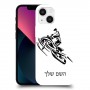 אופנוע שלג כיסוי מגן קשיח בעיצוב אישי עם השם שלך ל Apple iPhone 13 mini יחידה אחת סקרין מובייל