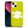 דגים כיסוי מגן קשיח בעיצוב אישי עם השם שלך ל Apple iPhone 13 mini יחידה אחת סקרין מובייל