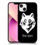 זאב כיסוי מגן קשיח בעיצוב אישי עם השם שלך ל Apple iPhone 13 יחידה אחת סקרין מובייל