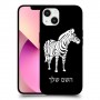 זברה כיסוי מגן קשיח בעיצוב אישי עם השם שלך ל Apple iPhone 13 יחידה אחת סקרין מובייל