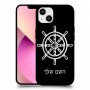 הגה - קפטן - ים כיסוי מגן קשיח בעיצוב אישי עם השם שלך ל Apple iPhone 13 יחידה אחת סקרין מובייל