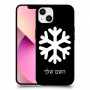 שלג כיסוי מגן קשיח בעיצוב אישי עם השם שלך ל Apple iPhone 13 יחידה אחת סקרין מובייל