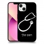 רופא סטטוסקופ כיסוי מגן קשיח בעיצוב אישי עם השם שלך ל Apple iPhone 13 יחידה אחת סקרין מובייל