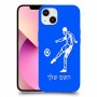 שחקן כדורגל כיסוי מגן קשיח בעיצוב אישי עם השם שלך ל Apple iPhone 13 יחידה אחת סקרין מובייל