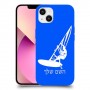 גלישת מפרש כיסוי מגן קשיח בעיצוב אישי עם השם שלך ל Apple iPhone 13 יחידה אחת סקרין מובייל