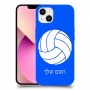 כדורעף - כדור כיסוי מגן קשיח בעיצוב אישי עם השם שלך ל Apple iPhone 13 יחידה אחת סקרין מובייל