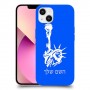 פסל החירות כיסוי מגן קשיח בעיצוב אישי עם השם שלך ל Apple iPhone 13 יחידה אחת סקרין מובייל