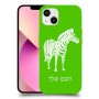 זברה כיסוי מגן קשיח בעיצוב אישי עם השם שלך ל Apple iPhone 13 יחידה אחת סקרין מובייל
