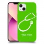 רופא סטטוסקופ כיסוי מגן קשיח בעיצוב אישי עם השם שלך ל Apple iPhone 13 יחידה אחת סקרין מובייל